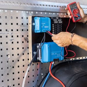 camper van electrics testing
